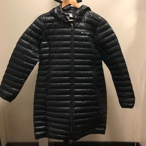Women's Long Puffy Columbia Coat